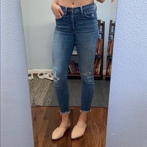 Madewell 9” high rise skinny jean